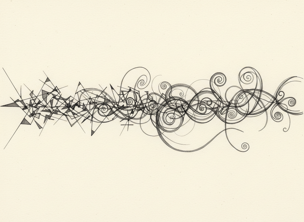 Abstract meeting line systems for collaboration.